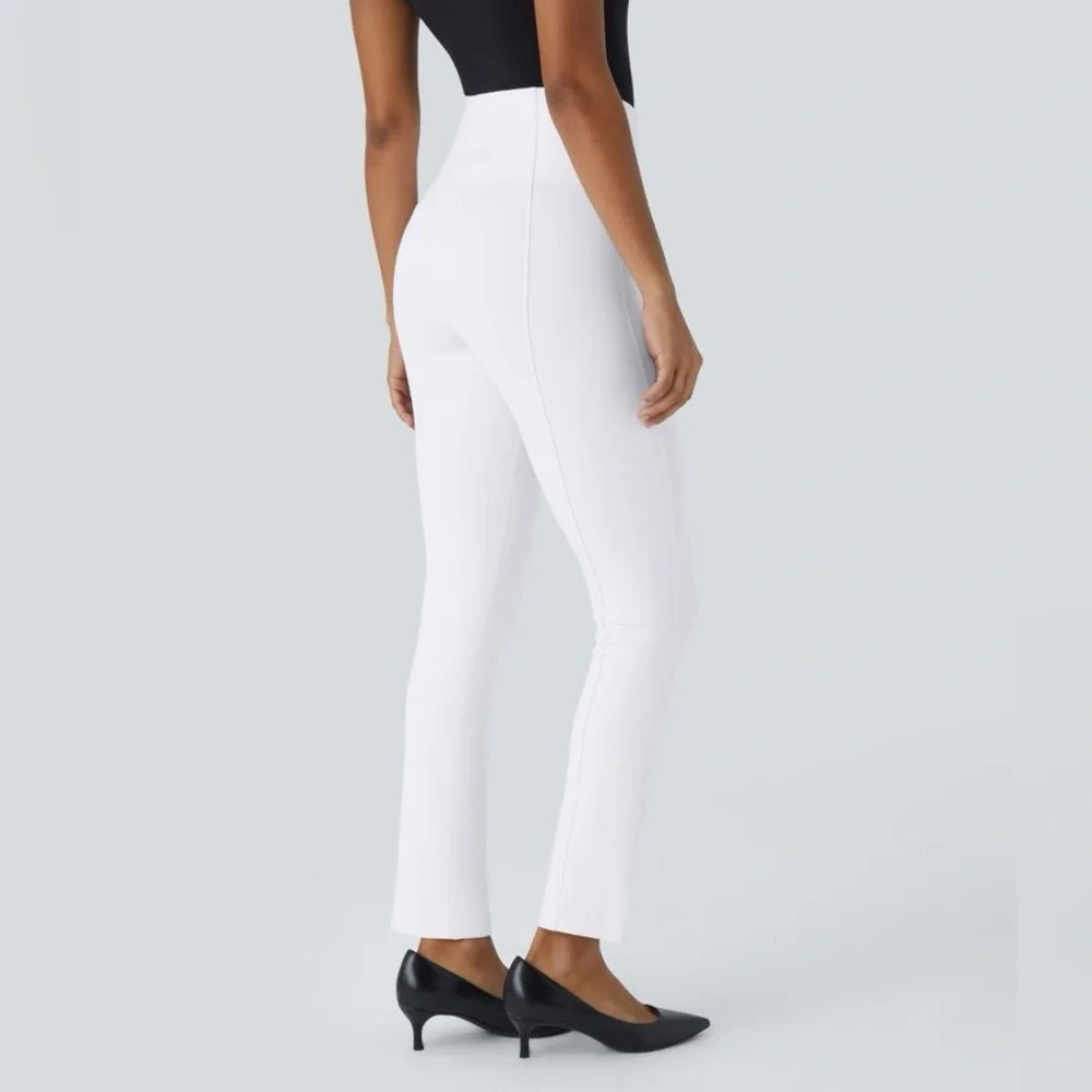 HALARA Flex SculptKnit High Waisted Tummy Control Work White yoga pants